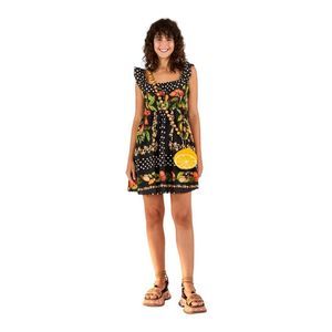 Farm Rio Cocoa Paradise Mini Dress